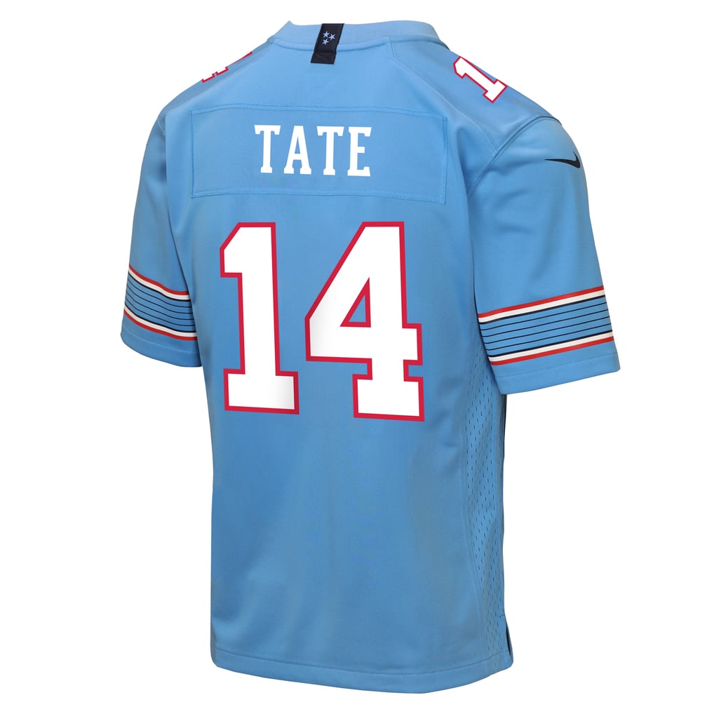 Youth Tennessee Titans Carnell Tate Light Blue Team Game Jersey