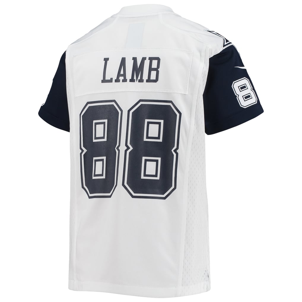 Youth Dallas Cowboys CeeDee Lamb White Alternate Game Jersey