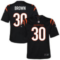 Youth Cincinnati Bengals Chase Brown Black Youth