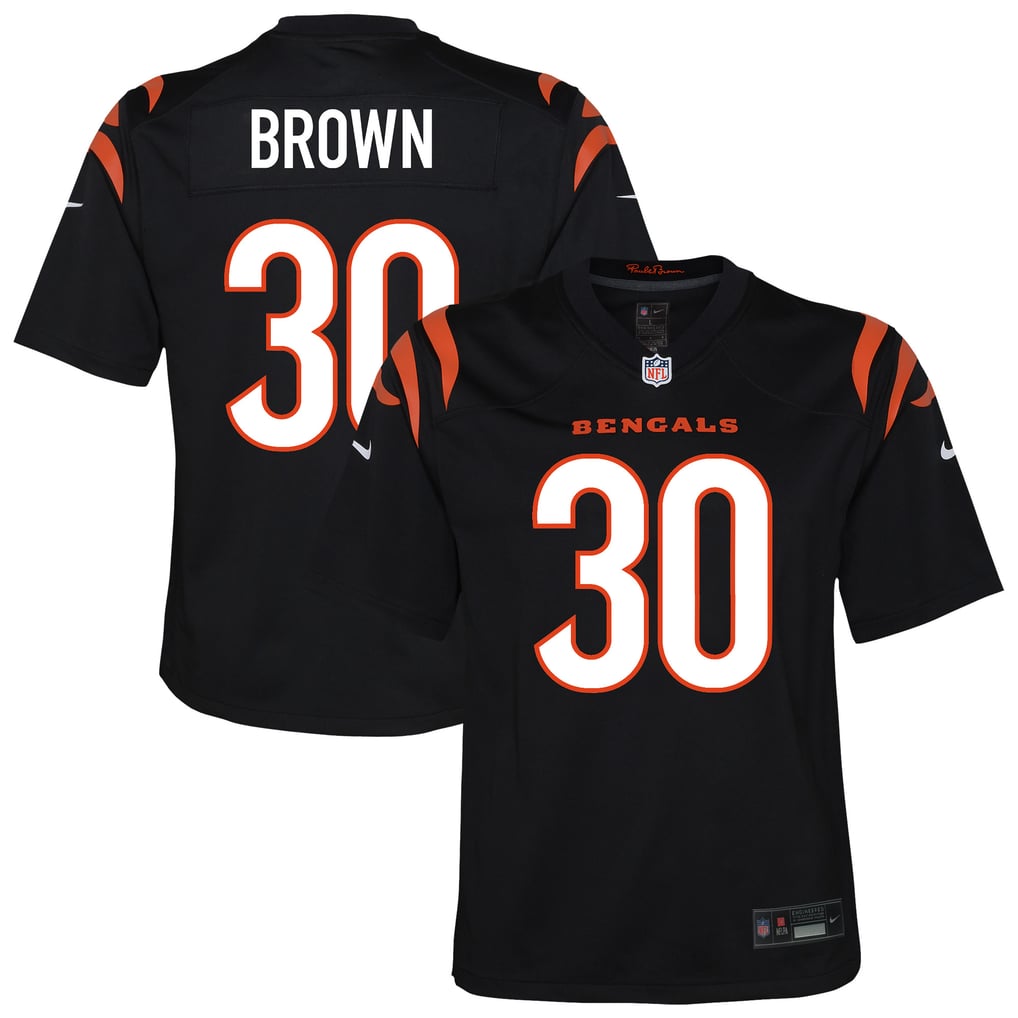 Youth Cincinnati Bengals Chase Brown Black Youth