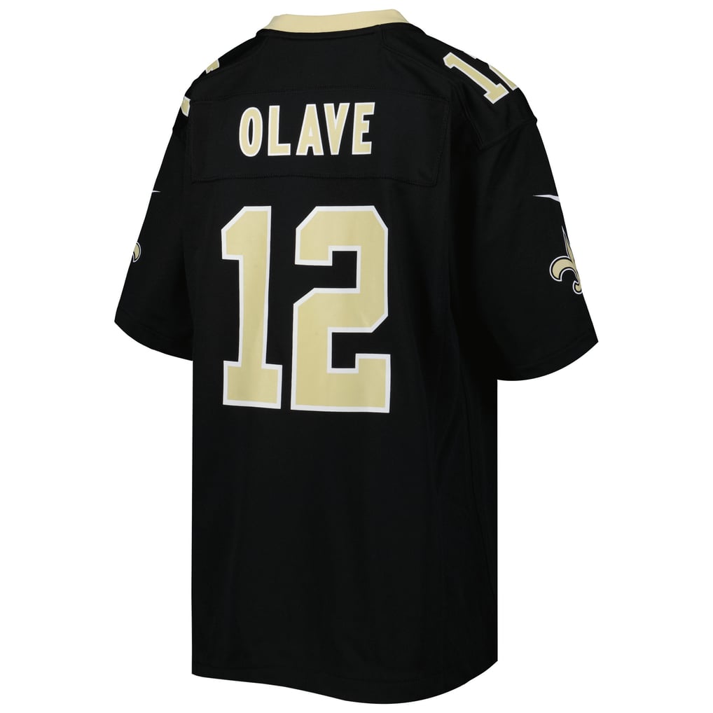 Youth New Orleans Saints Chris Olave Black Game Jersey