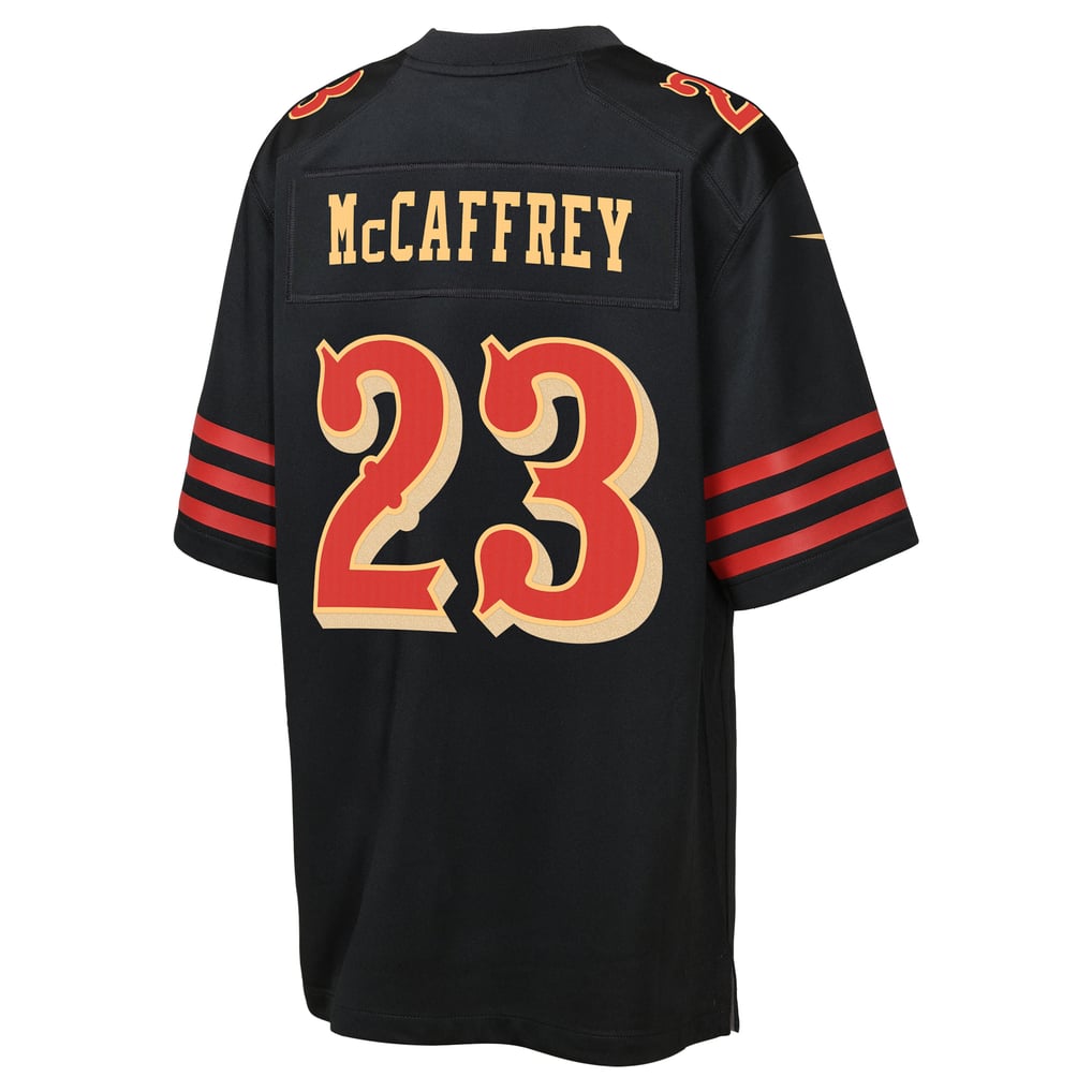 Youth San Francisco 49ers Christian McCaffrey Black 2025 Rivalries Collection Game Jersey