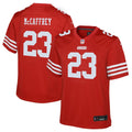 Youth San Francisco 49ers Christian McCaffrey Scarlet Game Jersey