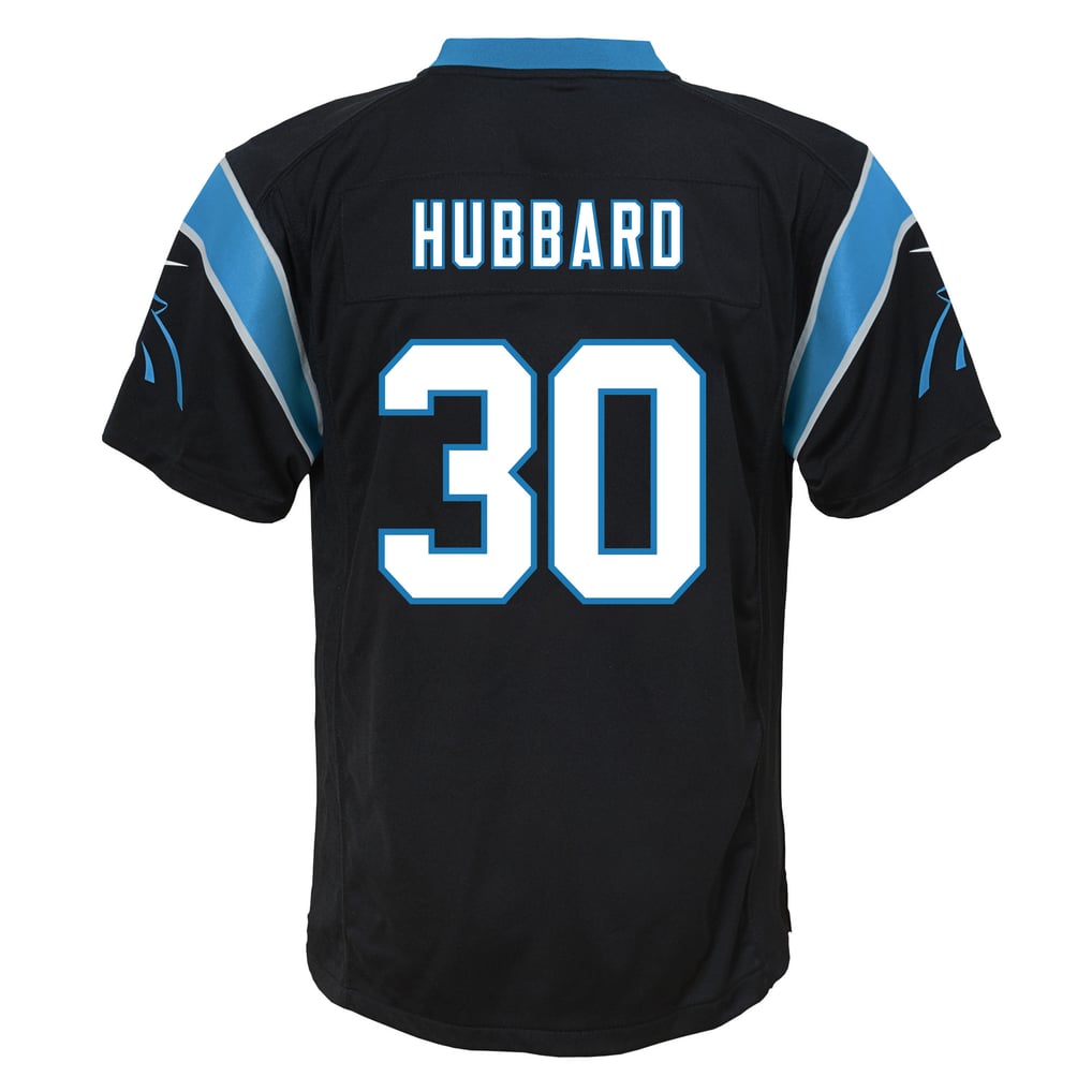 Youth Carolina Panthers Chuba Hubbard Black Team Game Jersey