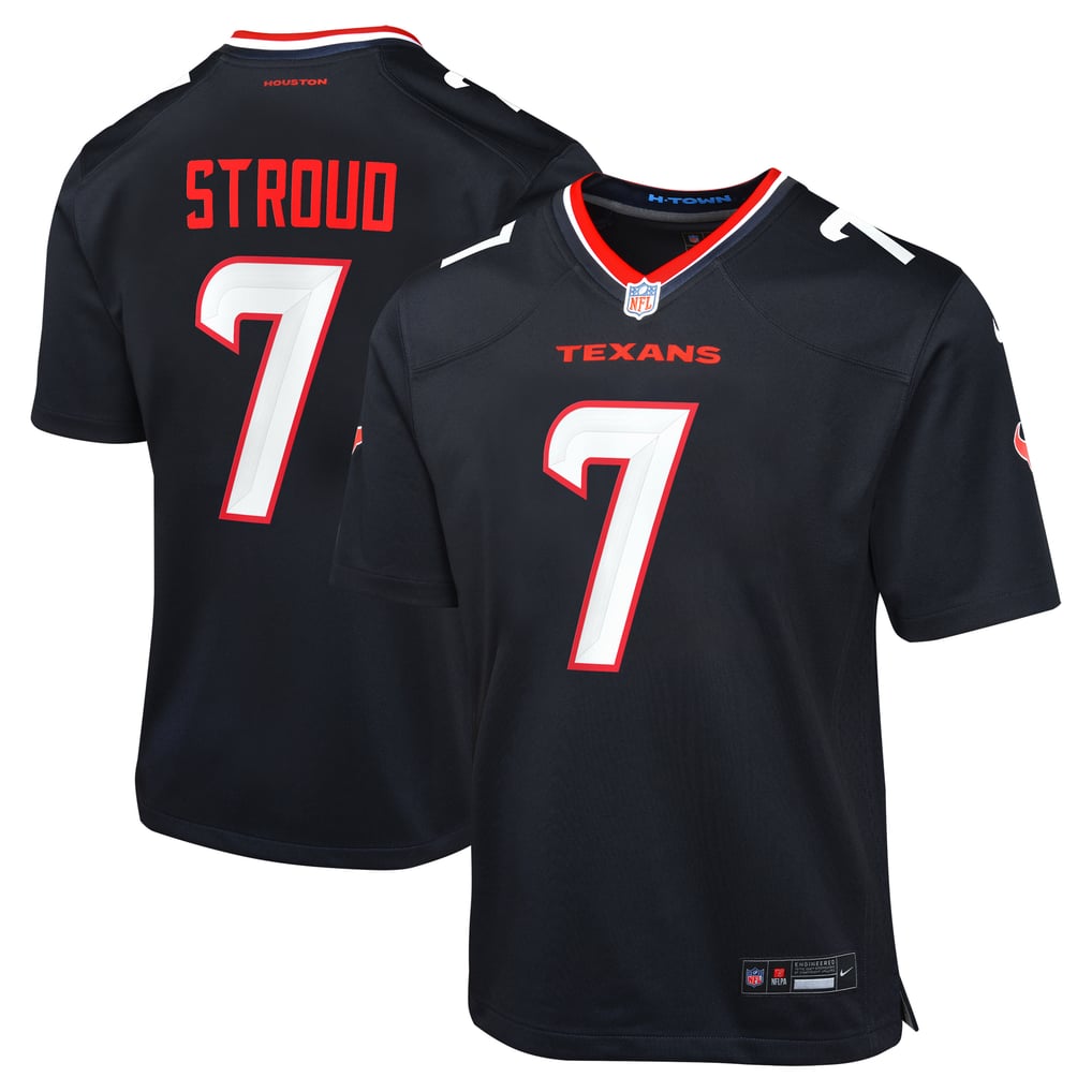 Youth Houston Texans C.J. Stroud Navy Game Jersey