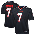 Youth Houston Texans C.J. Stroud Navy Game Jersey