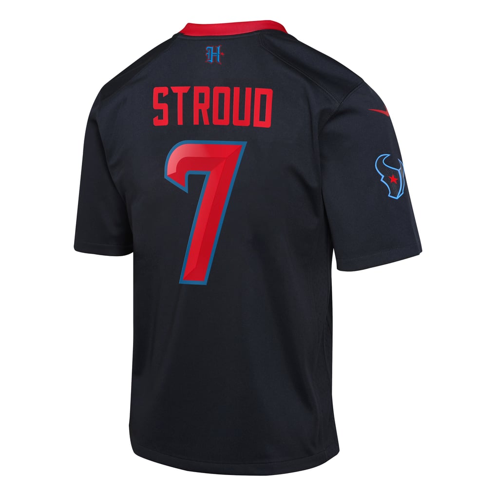 Youth Houston Texans C.J. Stroud Navy Game Jersey