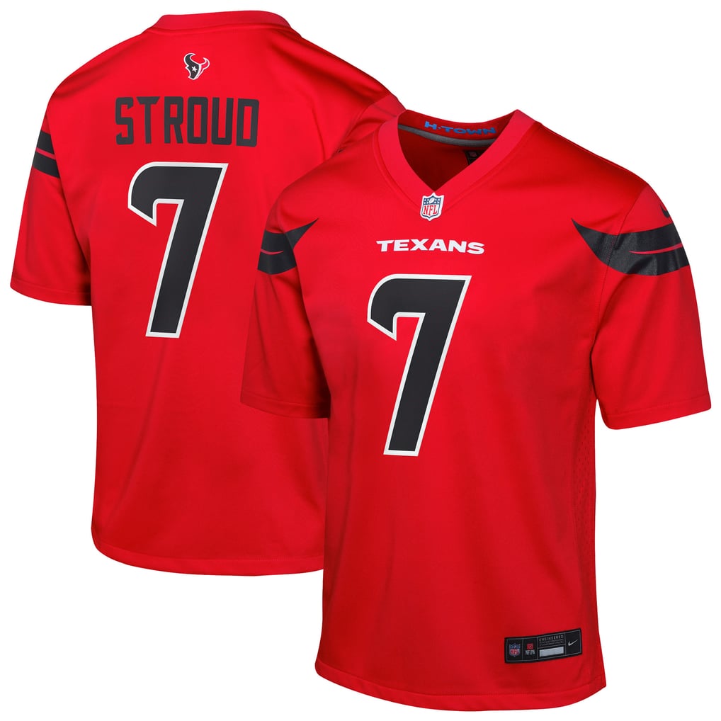 Youth Houston Texans C.J. Stroud Red Game Jersey