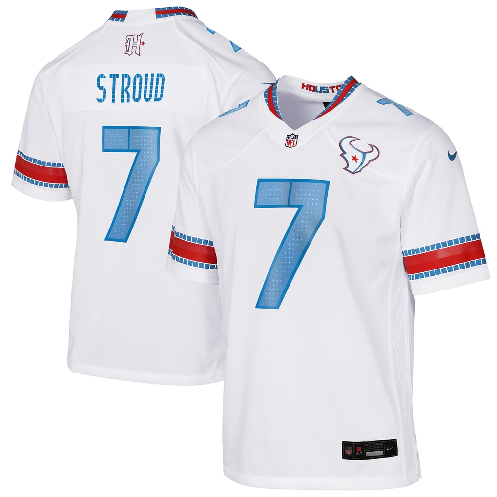 Youth Houston Texans C.J. Stroud White 2026 Rivalries Collection Game Jersey