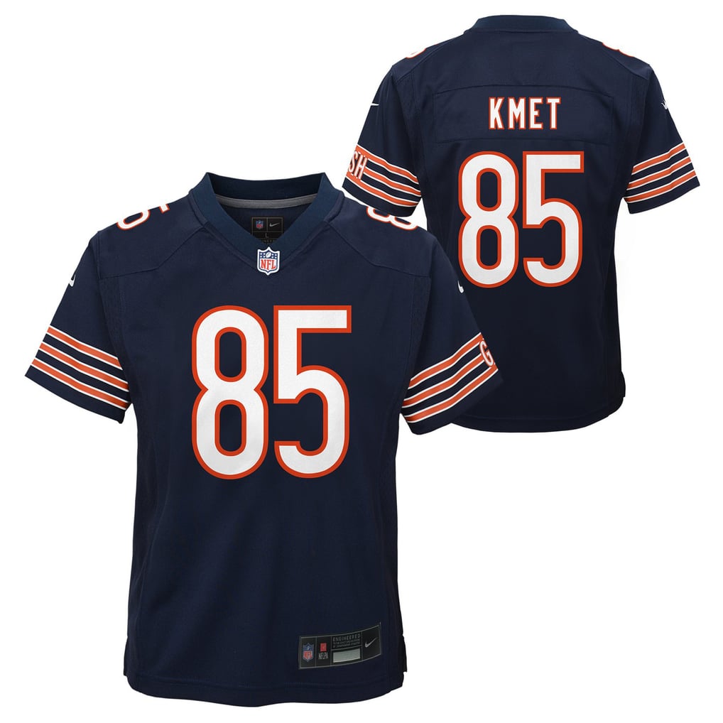Youth Chicago Bears Cole Kmet Navy Team Game Jersey
