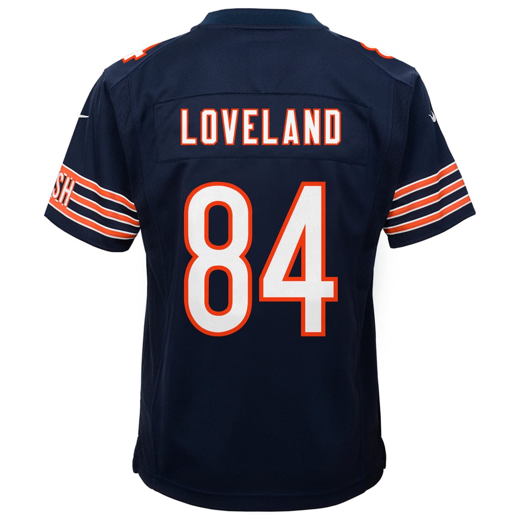 Youth Chicago Bears Colston Loveland Navy Game Jersey