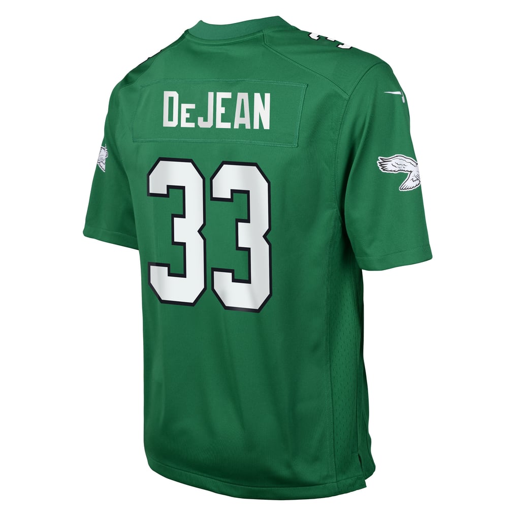 Youth Philadelphia Eagles Cooper DeJean Kelly Green Alternate Game Jersey