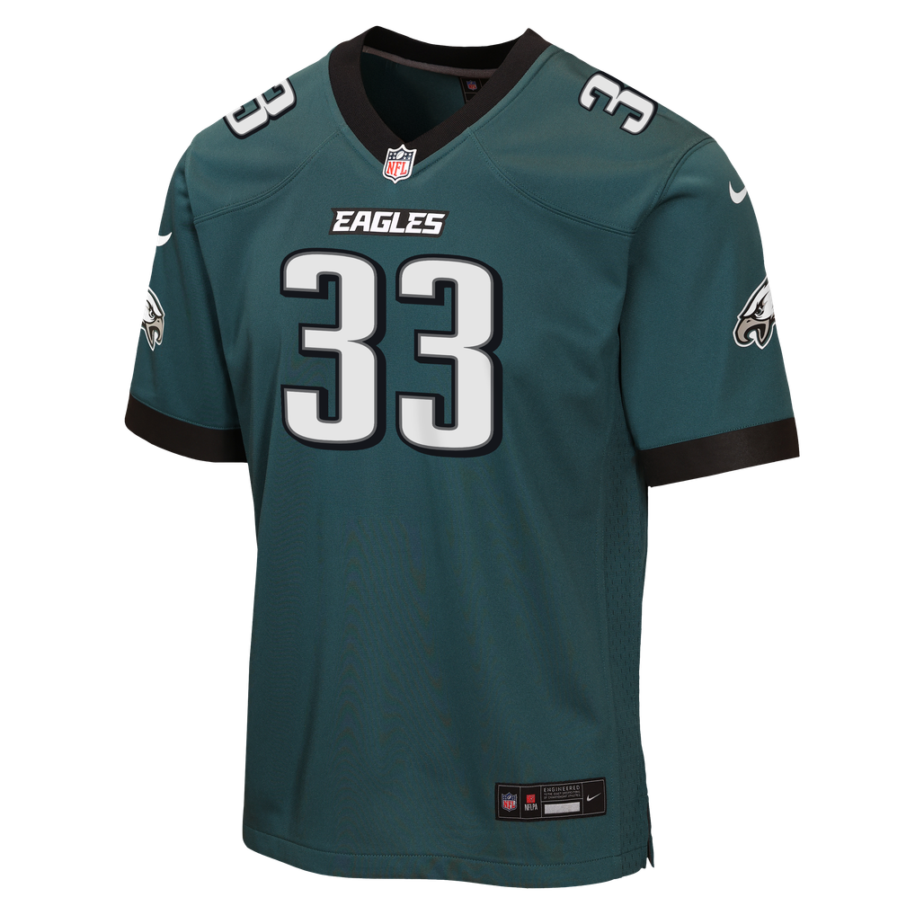 Youth Philadelphia Eagles Cooper DeJean Midnight Green Team Game Jersey