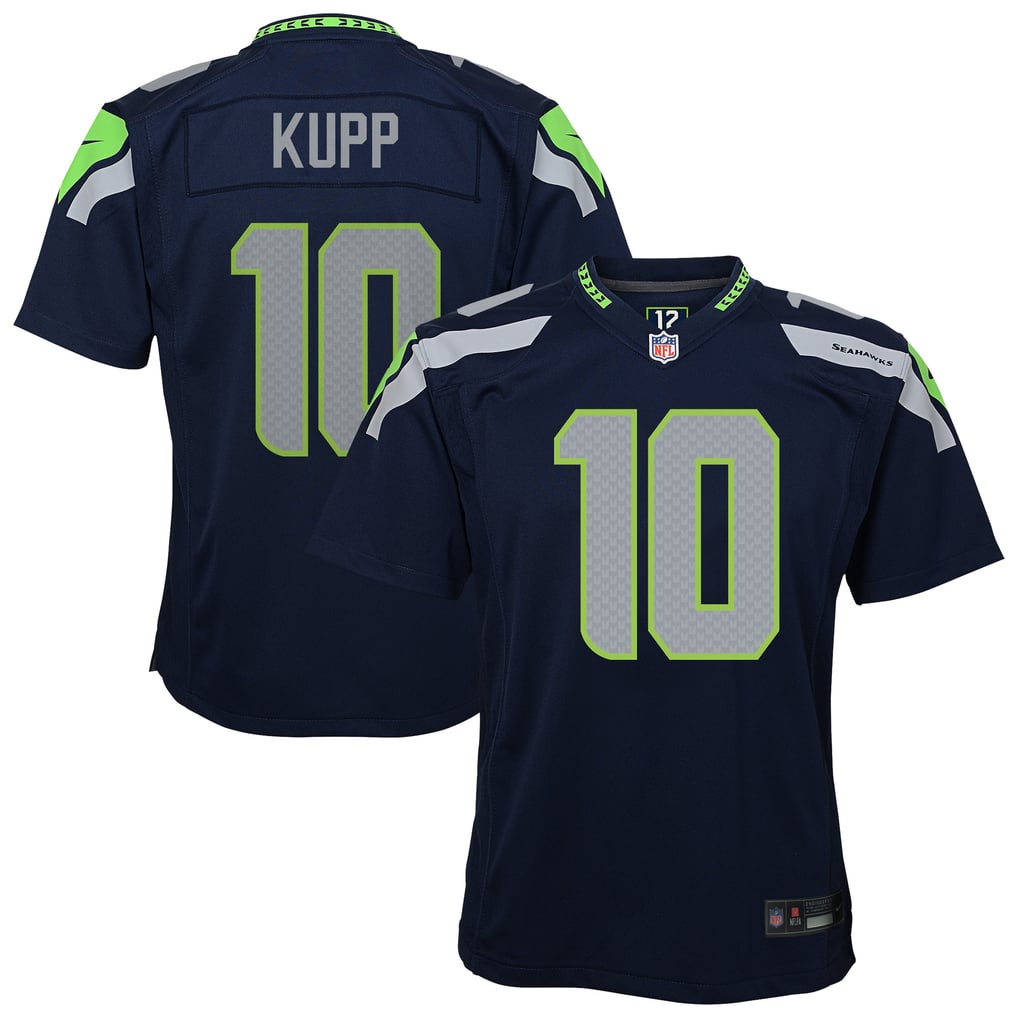 Youth Seattle Seahawks Cooper Kupp College Navy Game Jersey