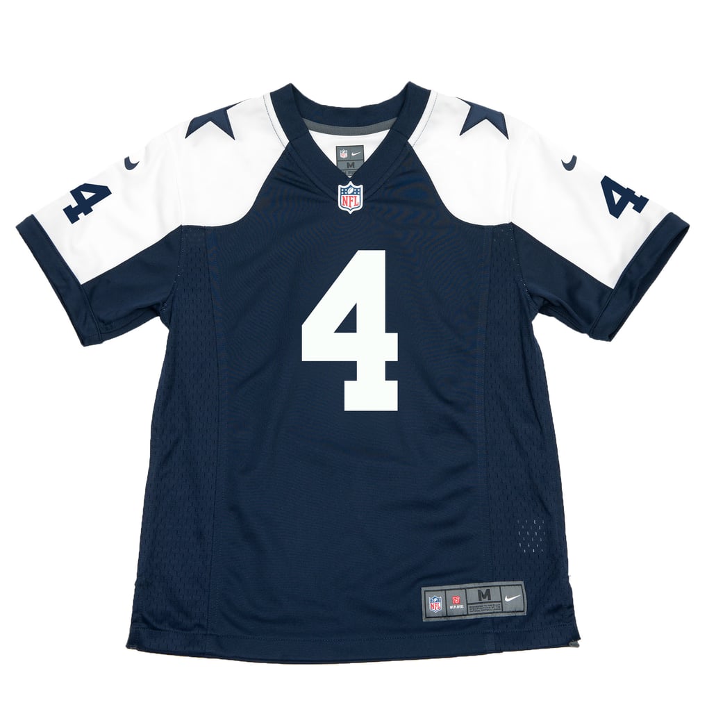 Youth Dallas Cowboys Dak Prescott Navy Throwback Game Jersey