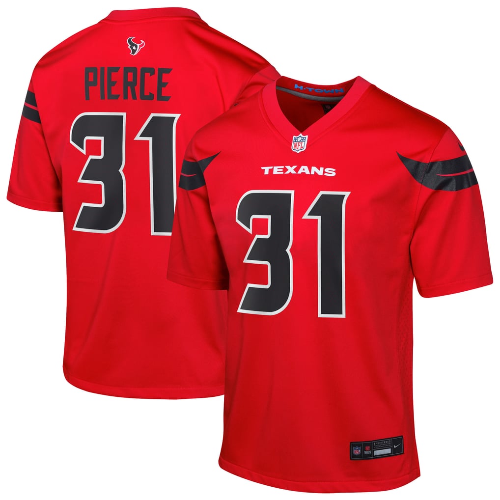 Youth Houston Texans Dameon Pierce Red Game Jersey