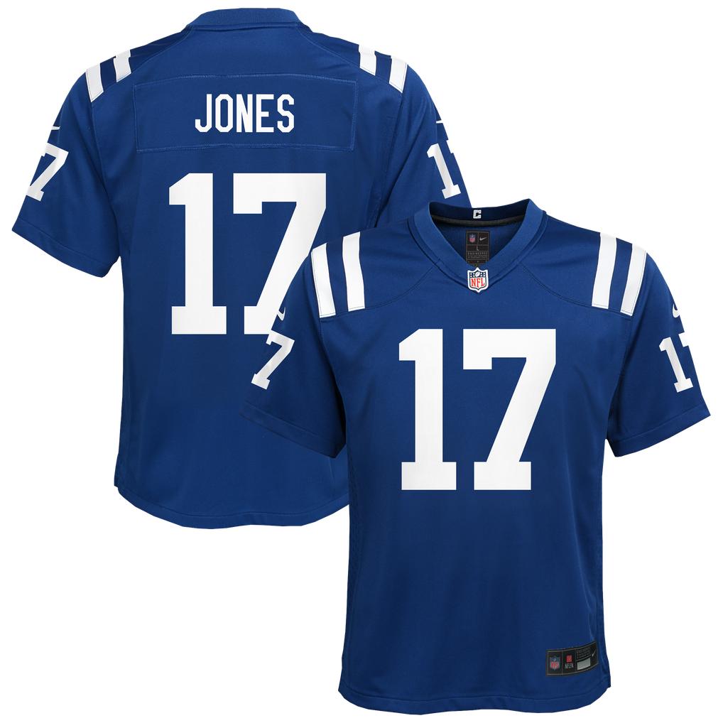 Youth Indianapolis Colts Daniel Jones Royal Alternate 2 Game Jersey
