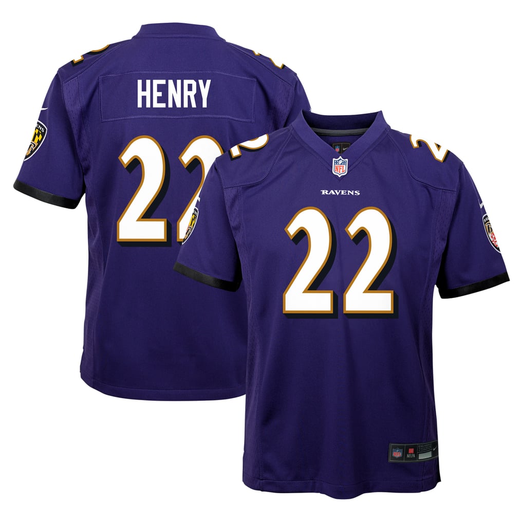 Youth Baltimore Ravens Derrick Henry Purple Game Jersey