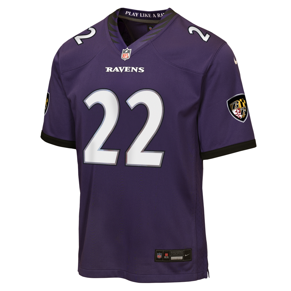 Youth Baltimore Ravens Derrick Henry Purple Game Jersey