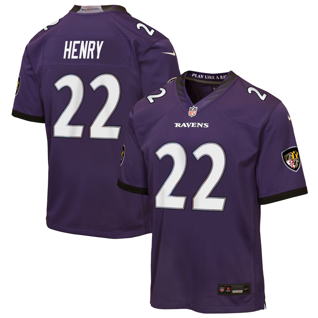 Youth Baltimore Ravens Derrick Henry Purple Game Jersey