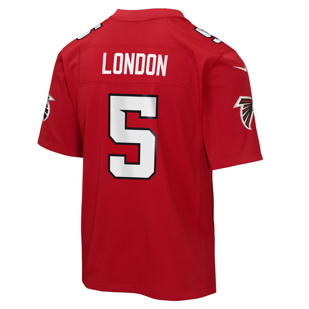 Youth Atlanta Falcons Drake London Red Game Jersey