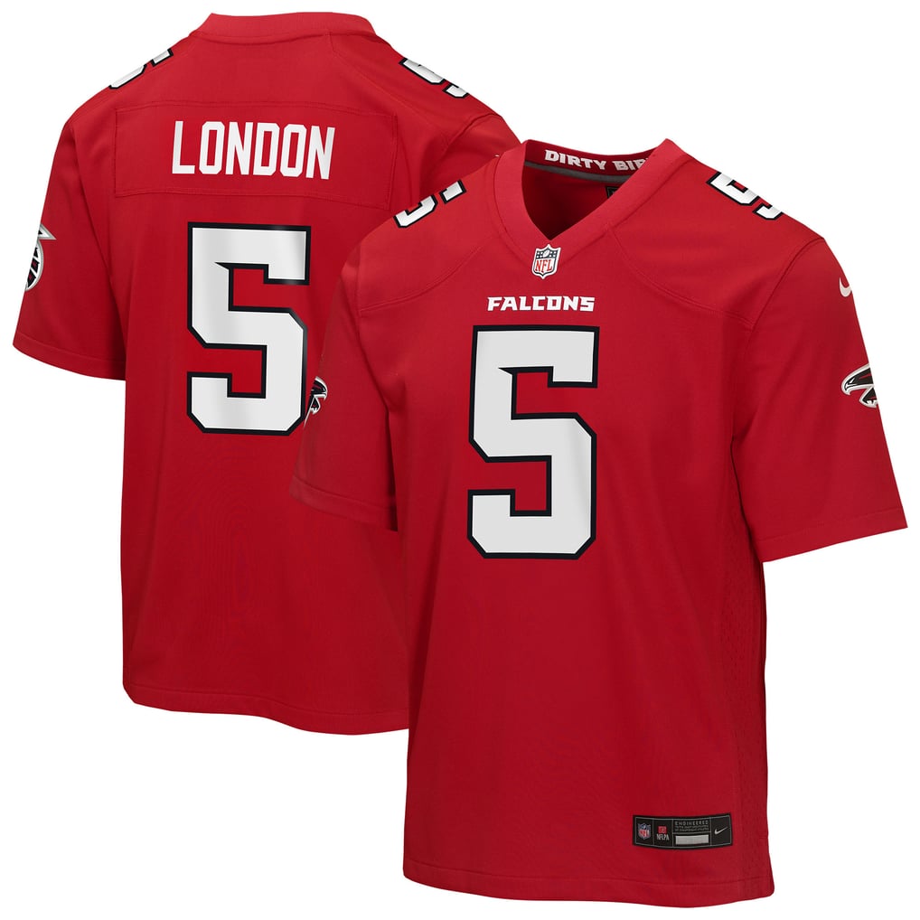 Youth Atlanta Falcons Drake London Red Game Jersey