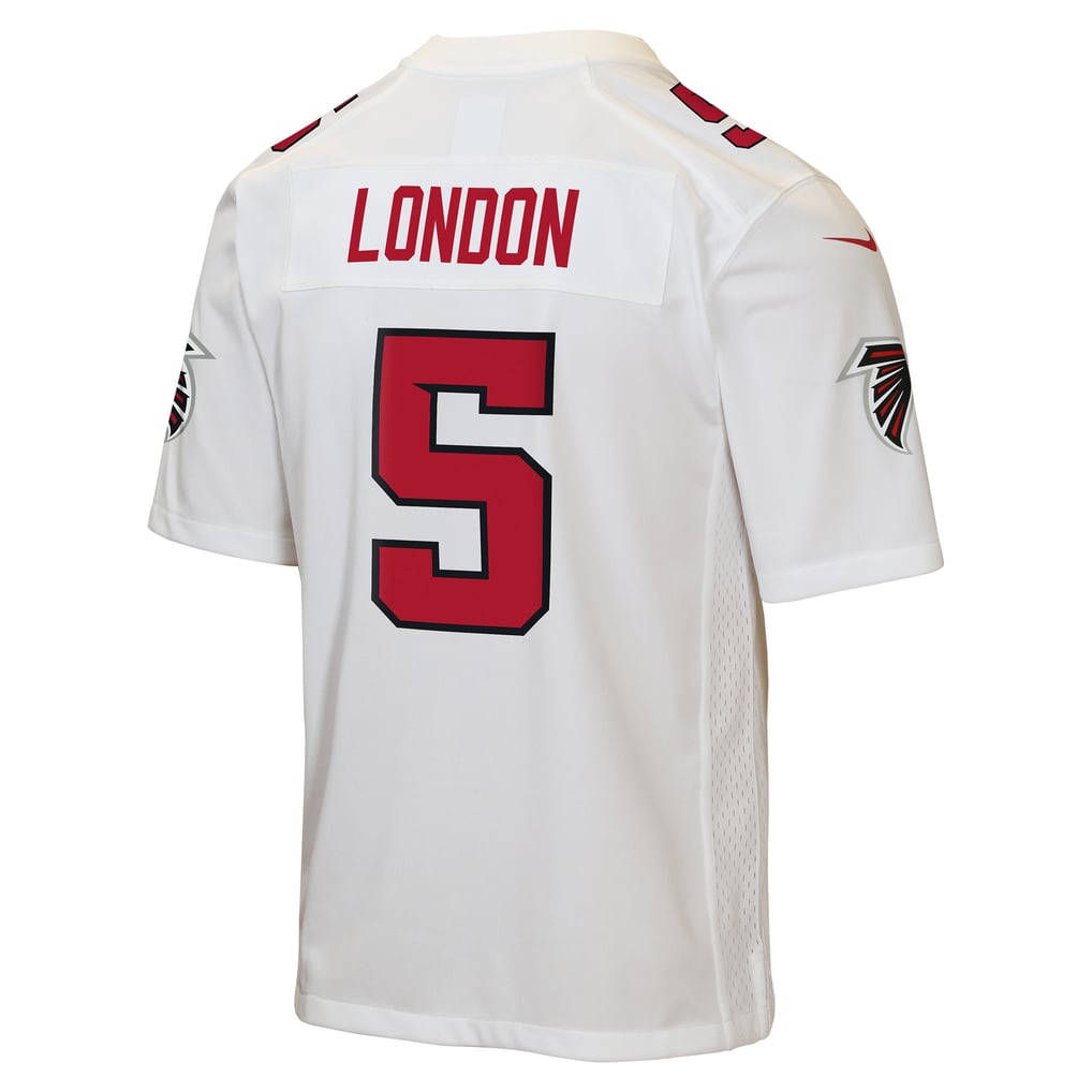 Youth Atlanta Falcons Drake London White Game Jersey
