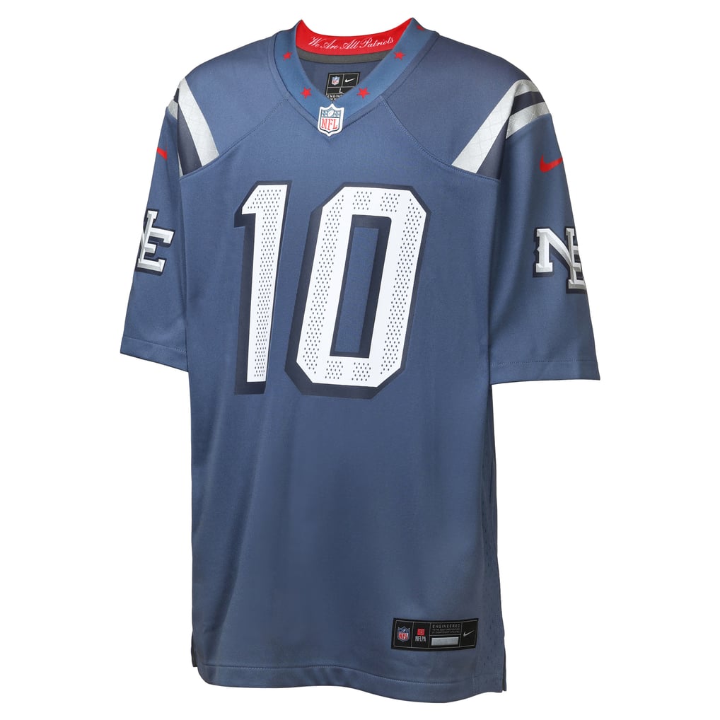 Youth New England Patriots Drake Maye Blue Rivalries Collection Game Jersey