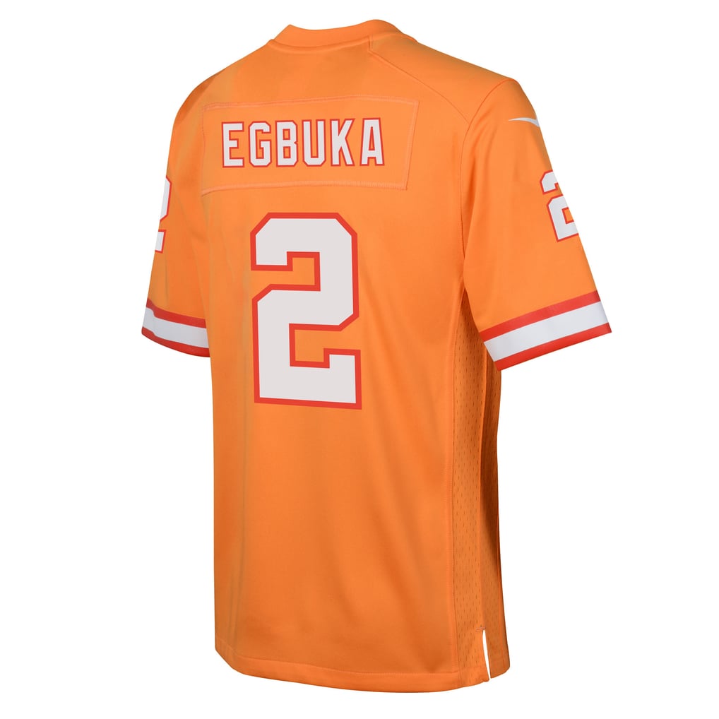 Youth Tampa Bay Buccaneers Emeka Egbuka Orange Team Game Jersey