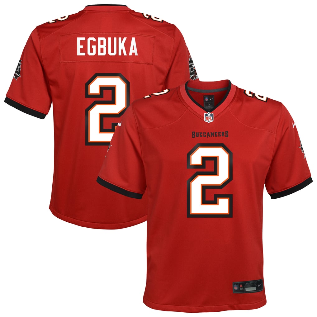 Youth Tampa Bay Buccaneers Emeka Egbuka Red Team Game Jersey