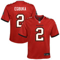 Youth Tampa Bay Buccaneers Emeka Egbuka Red Team Game Jersey