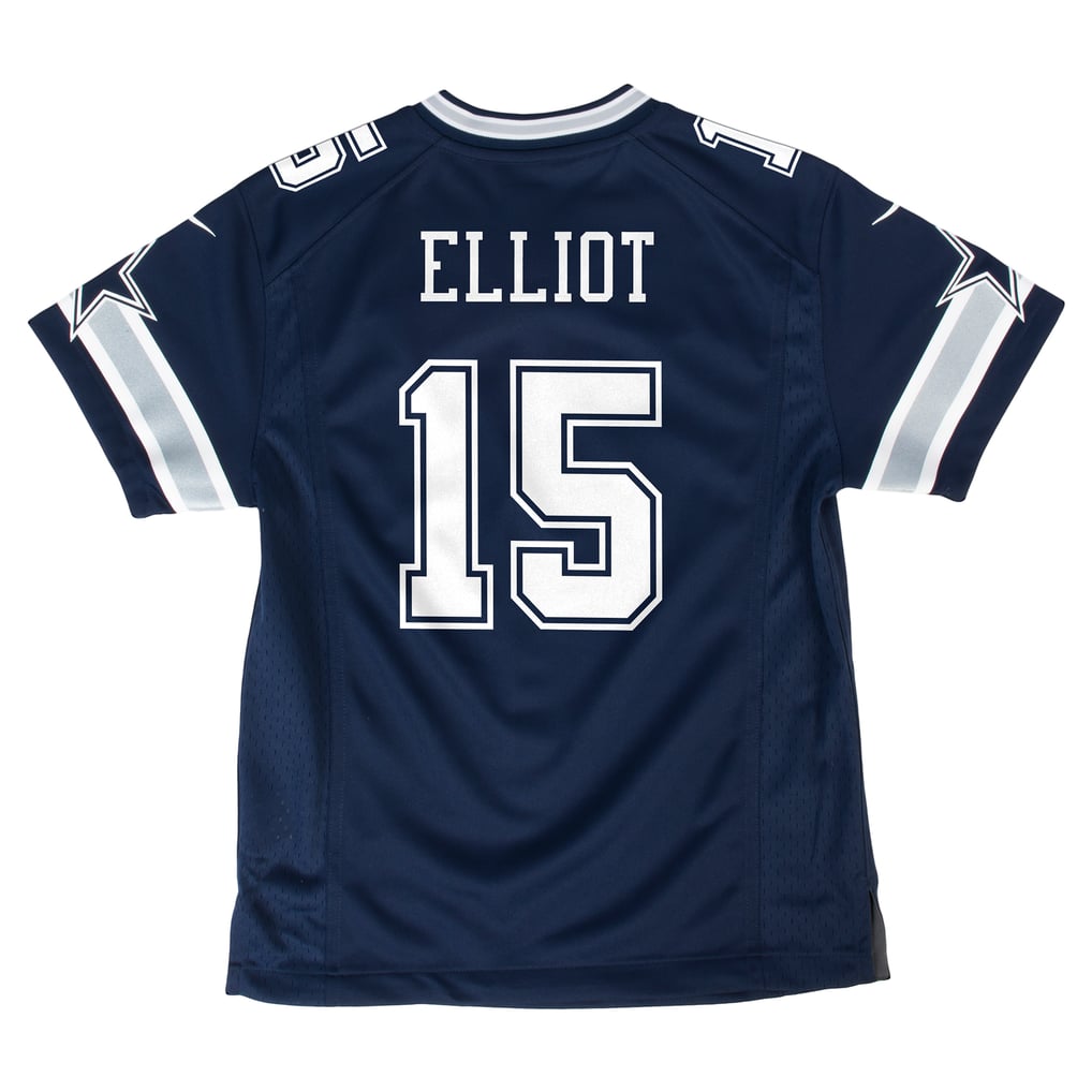 Youth Dallas Cowboys Ezekiel Elliott Navy Game Jersey