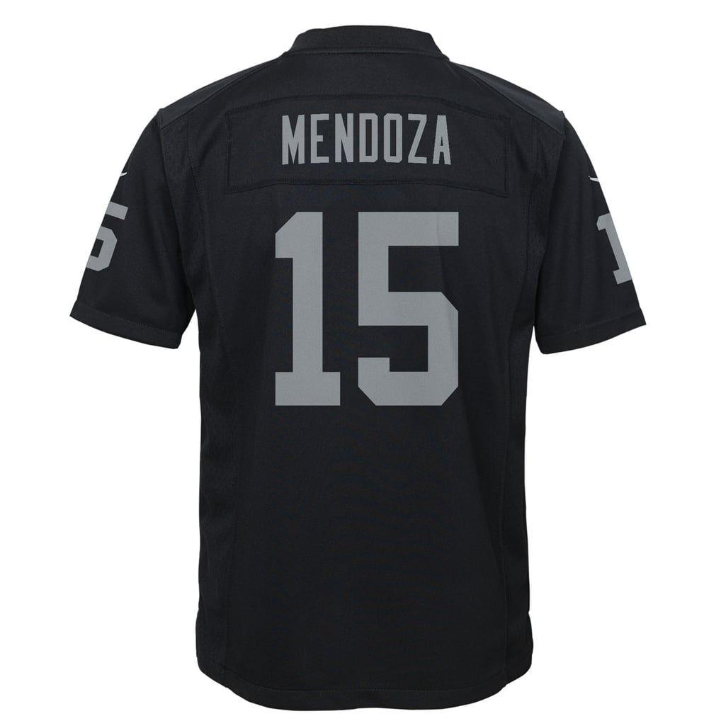 Youth Las Vegas Raiders Fernando Mendoza Black Team Game Jersey