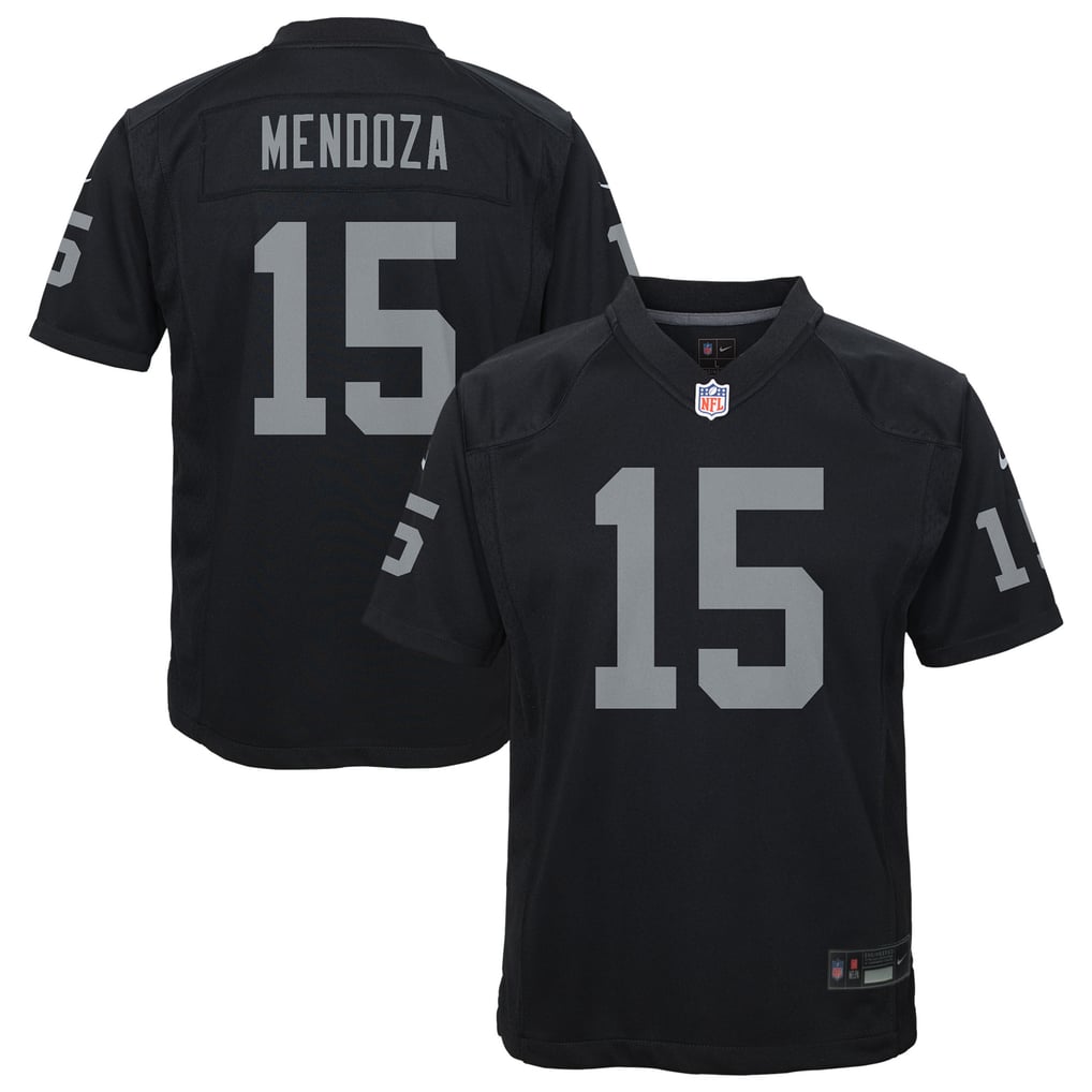 Youth Las Vegas Raiders Fernando Mendoza Black Team Game Jersey