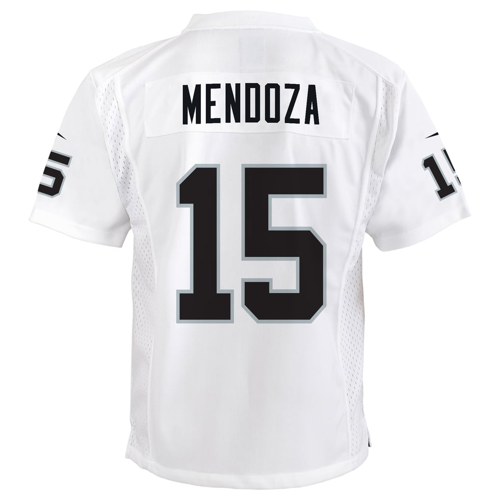 Youth Las Vegas Raiders Fernando Mendoza White Game Jersey
