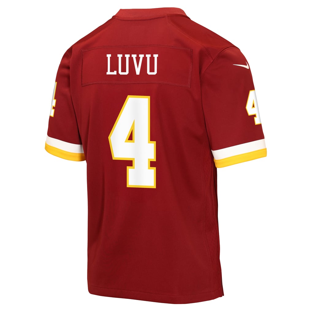 Youth Washington Commanders Burgundy Game Jersey
