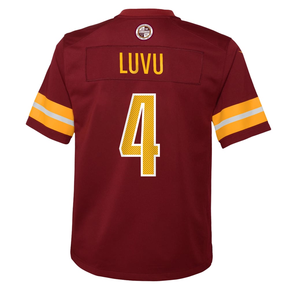 Youth Washington Commanders Frankie Luvu Burgundy Team Game Jersey