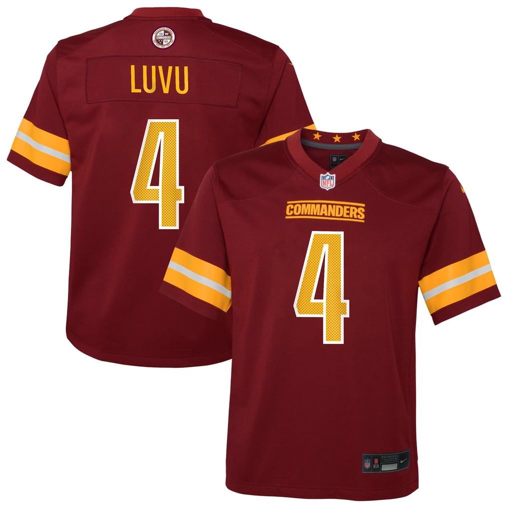 Youth Washington Commanders Frankie Luvu Burgundy Team Game Jersey