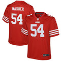 Youth San Francisco 49ers Fred Warner Scarlet Game Jersey