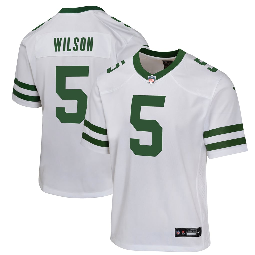 Youth New York Jets Garrett Wilson White Game Jersey