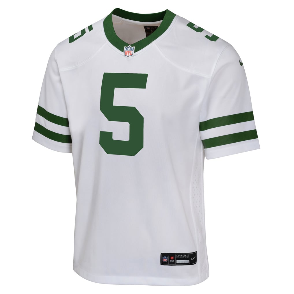 Youth New York Jets Garrett Wilson White Game Jersey