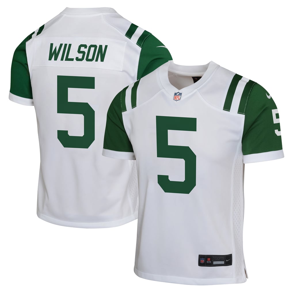 Youth New York Jets Garrett Wilson White Game Jersey