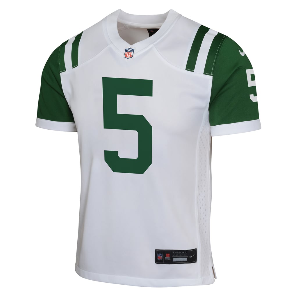 Youth New York Jets Garrett Wilson White Game Jersey