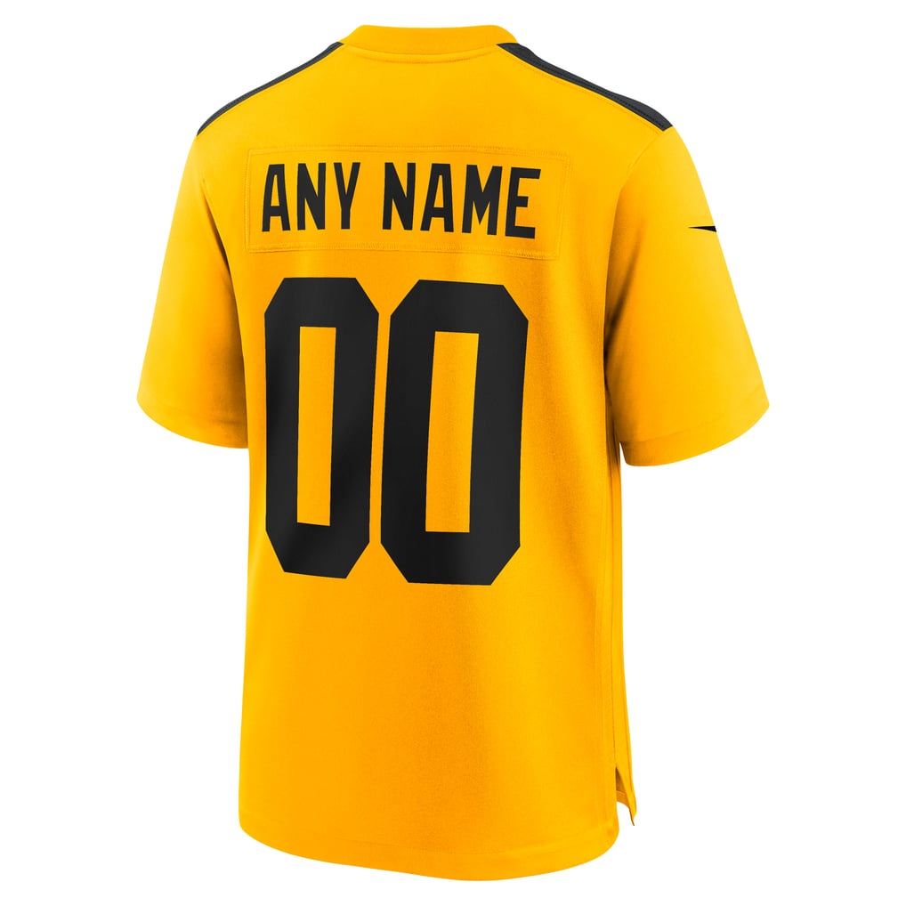 Youth Pittsburgh Steelers Gold Alternate 1933 Throwback Game Custom Jersey