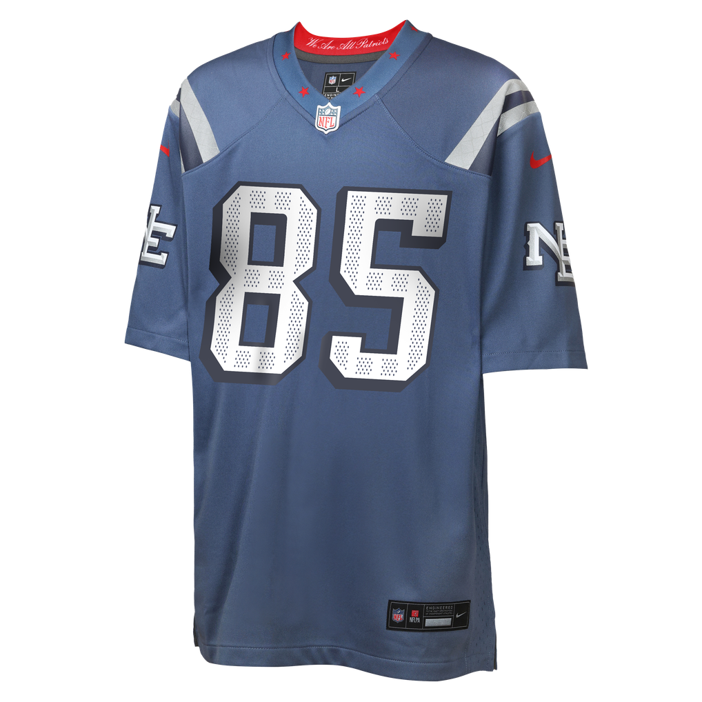 Youth New England Patriots Hunter Henry Storm Blue Rivalries Collection Game Jersey