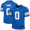 Youth Detroit Lions Jahmyr Gibbs Blue Game Jersey