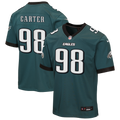 Youth Philadelphia Eagles Jalen Carter Midnight Green Team Game Jersey