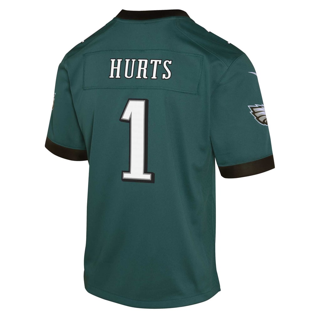 Youth Philadelphia Eagles Jalen Hurts Green Game Jersey