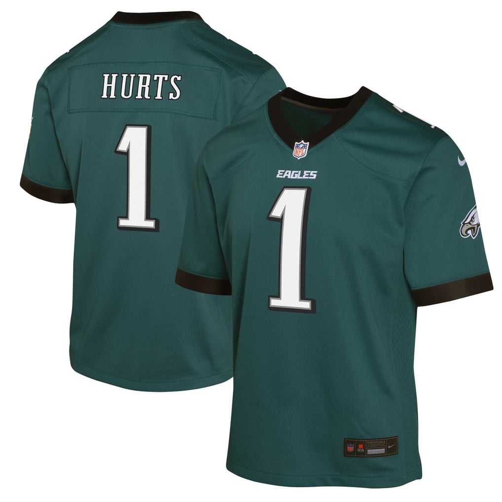 Youth Philadelphia Eagles Jalen Hurts Green Game Jersey