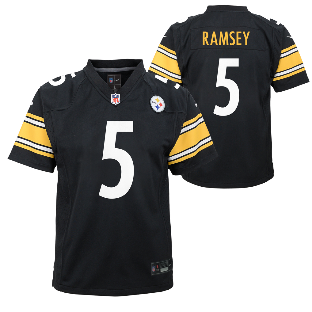 Youth Pittsburgh Steelers Jalen Ramsey Black Team Game Jersey